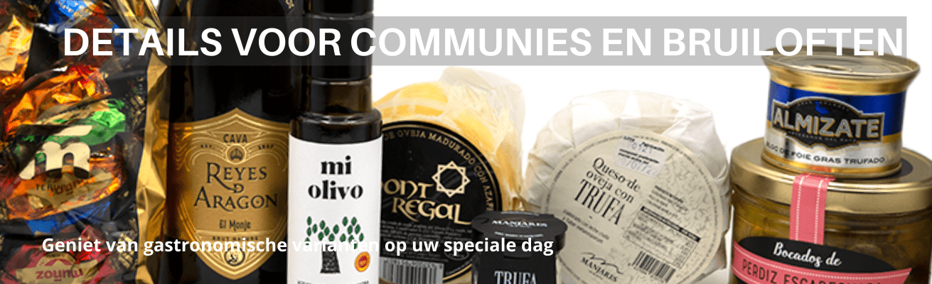 BRUILOFT- EN COMMUNIEDETAILS